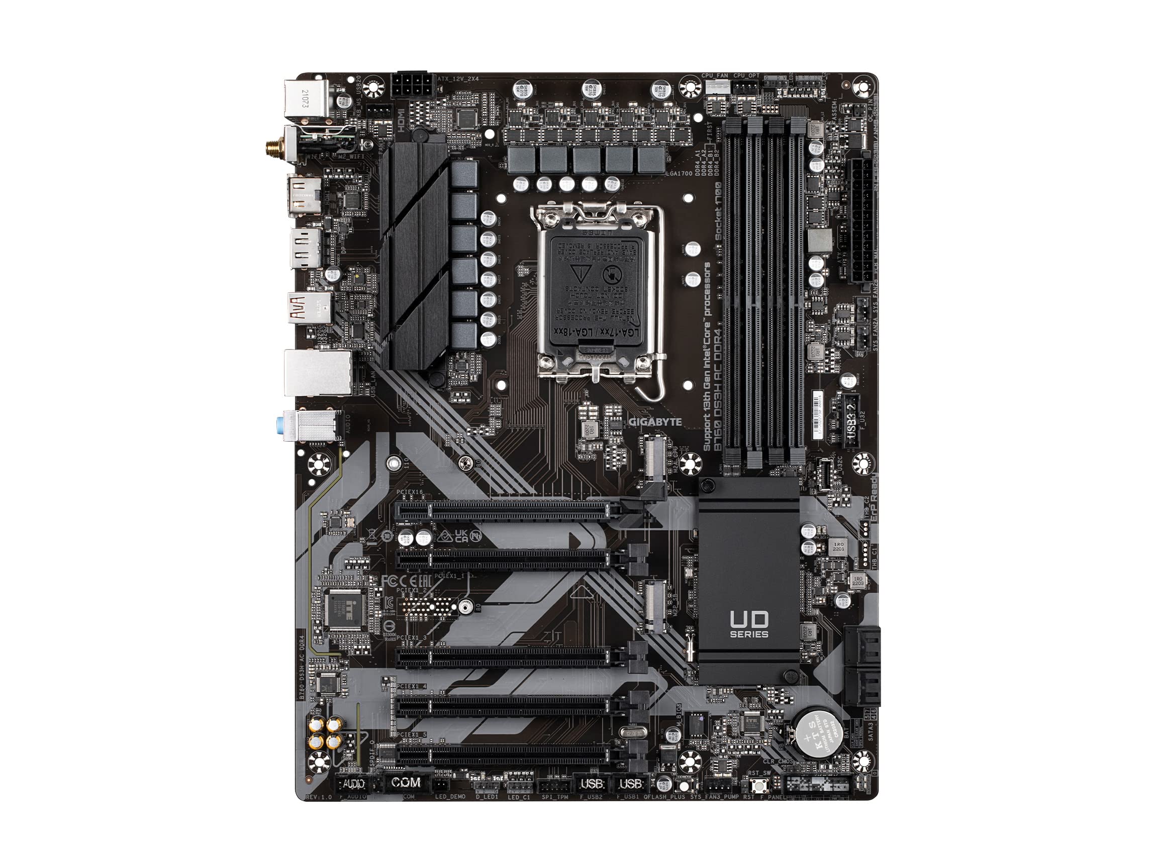 Amazon.com: GIGABYTE B760 DS3H AC DDR4 (LGA 1700/ Intel/ B760/ ATX